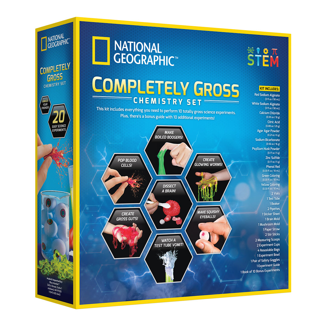 National Geographic Completely Gross Chemistry Kit Science Kits SG