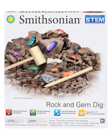 Smithsonian - Rock and Gem Dig Kit