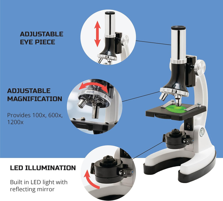 Discovery Mindblown - 48-pc Microscope Set