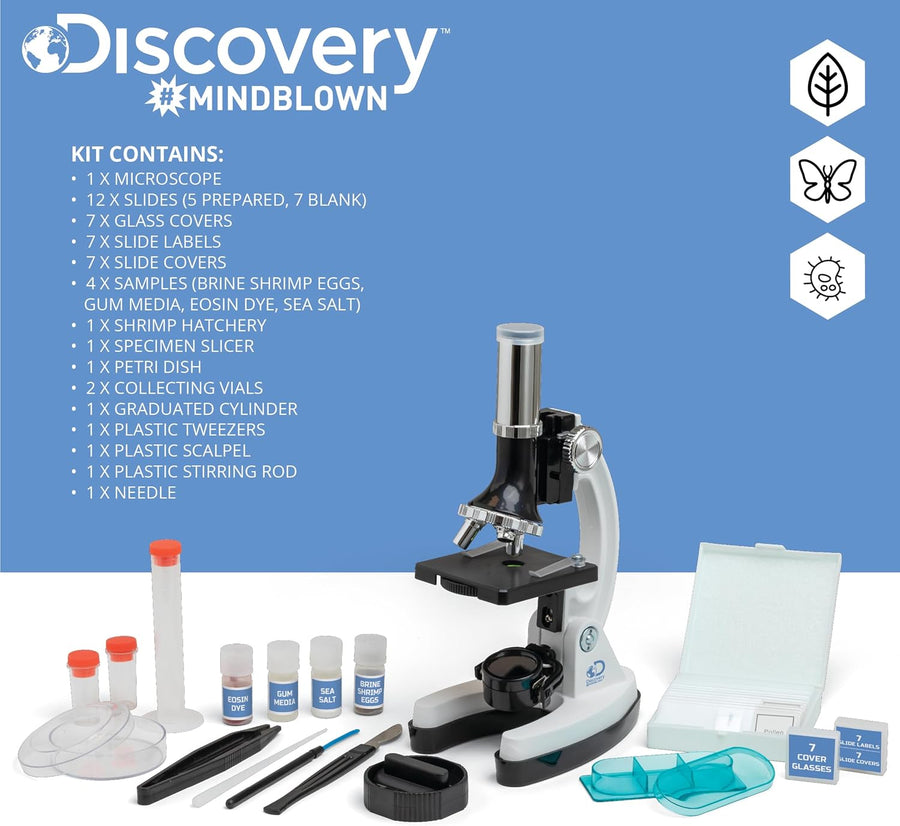 Discovery Mindblown - 48-pc Microscope Set