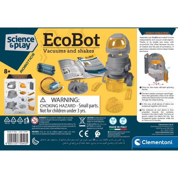 Clementoni - Ecobot - Vacuums and shakes
