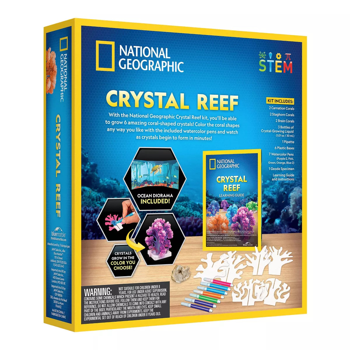 Ocean Ridge Lab Set Crystal Reef Coral Growing Lab – Science Kits SG