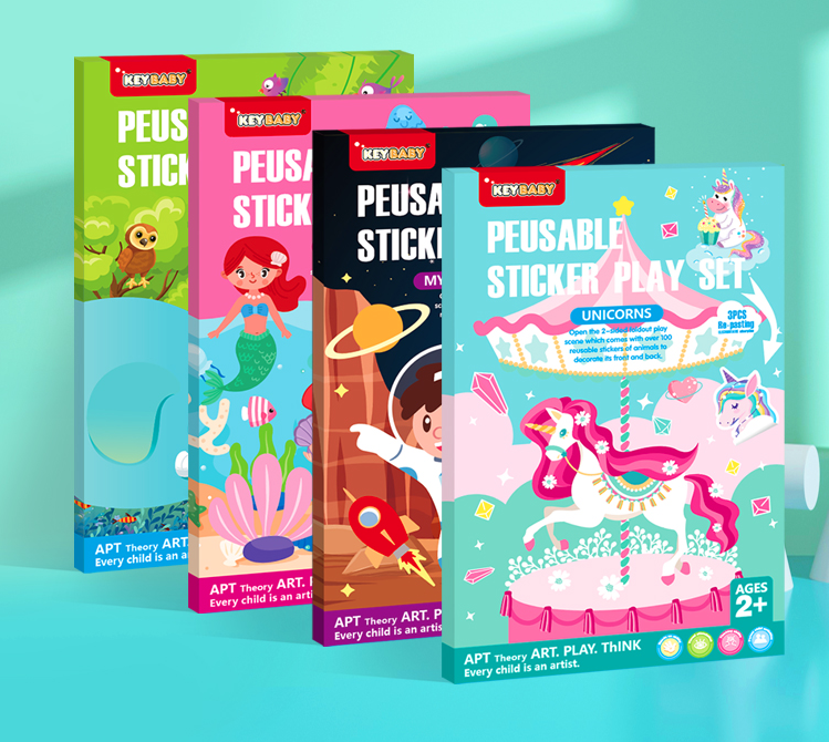 Reusable Sticker Play Set – Science Kits SG