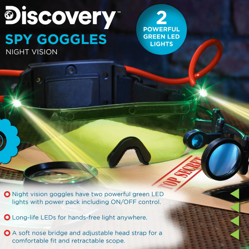 Discovery Night Vision Spy Goggles
