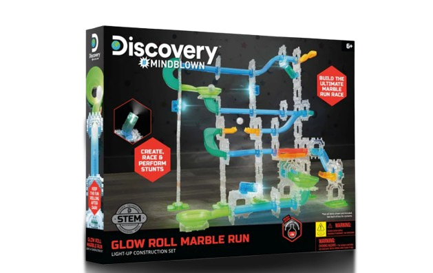 Discovery Mindblown - Glow Roll Marble Run – Science Kits SG