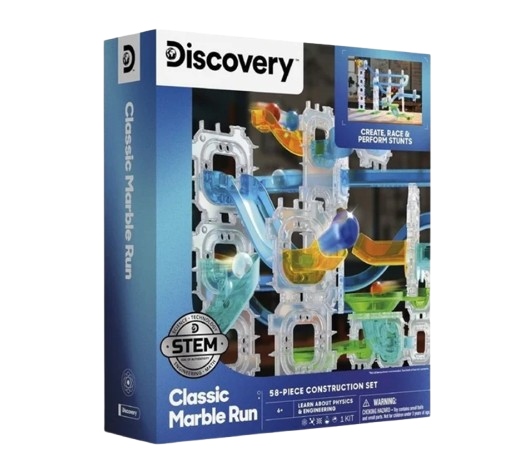 Discovery Mindblown - 58pc Classic Marble Run – Science Kits SG