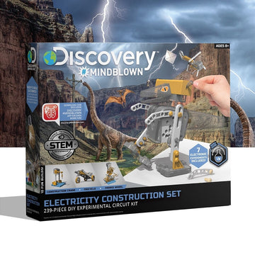 Discovery Mindbown Electricity Construction Set (239-piece DIY Experimental Circuit Kit)