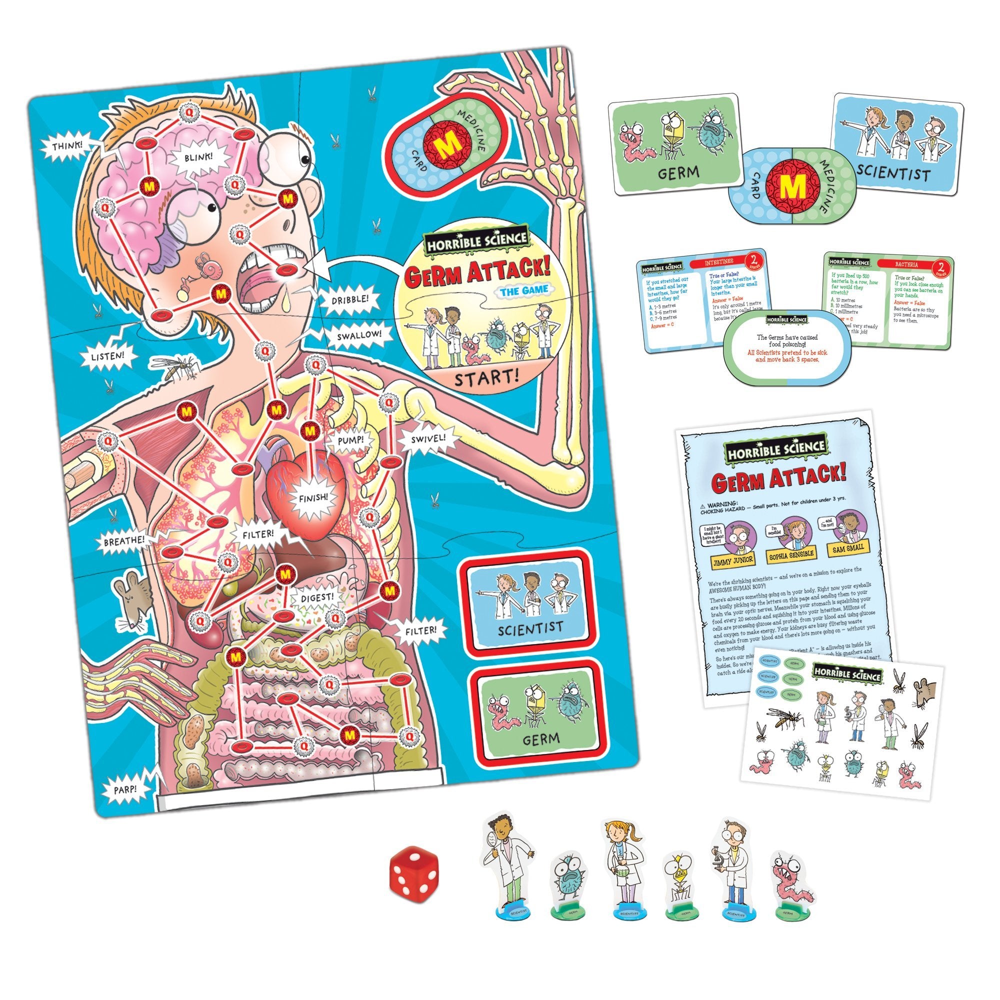 Horrible Science Game - Germ Attack! – Science Kits SG