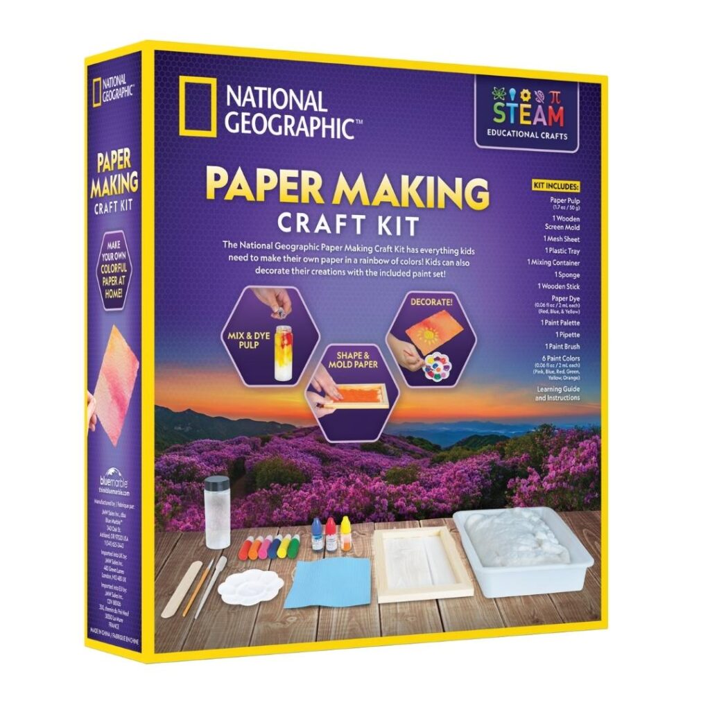 Paper Engineering Kit National Geographic Paper Making Craft Kit – Science Kits SG